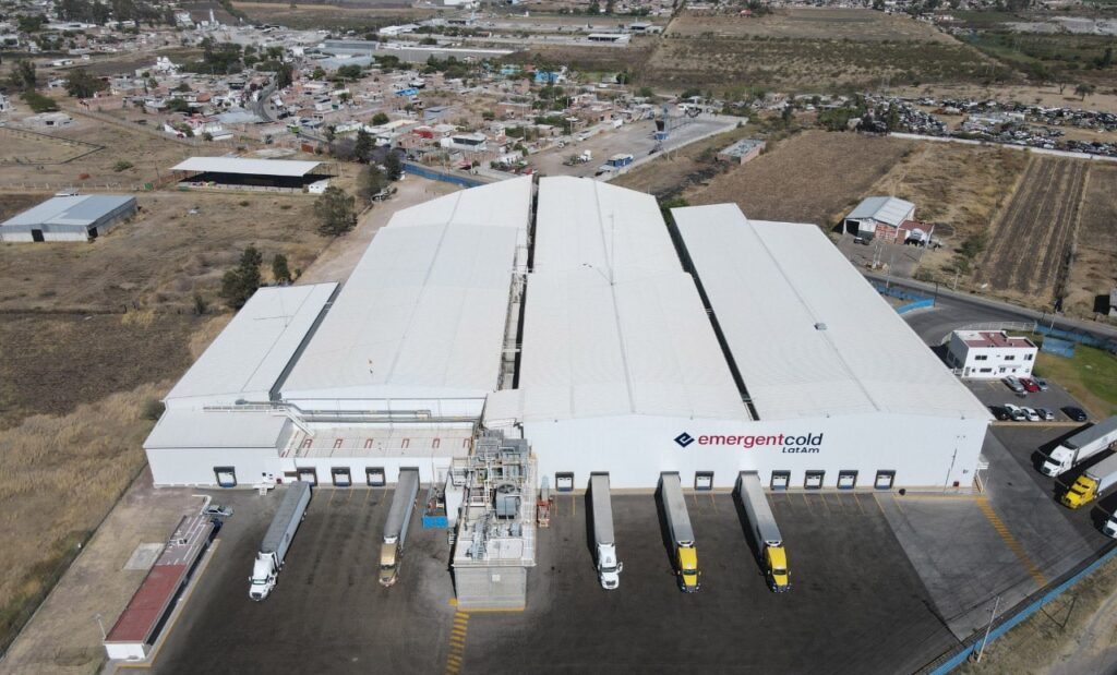 Almacén de Emergent Cold LatAm en Irapuato, México.