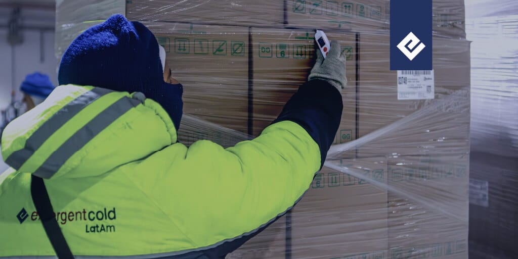 profissional trabalhando com controle de temperatura de alimentos